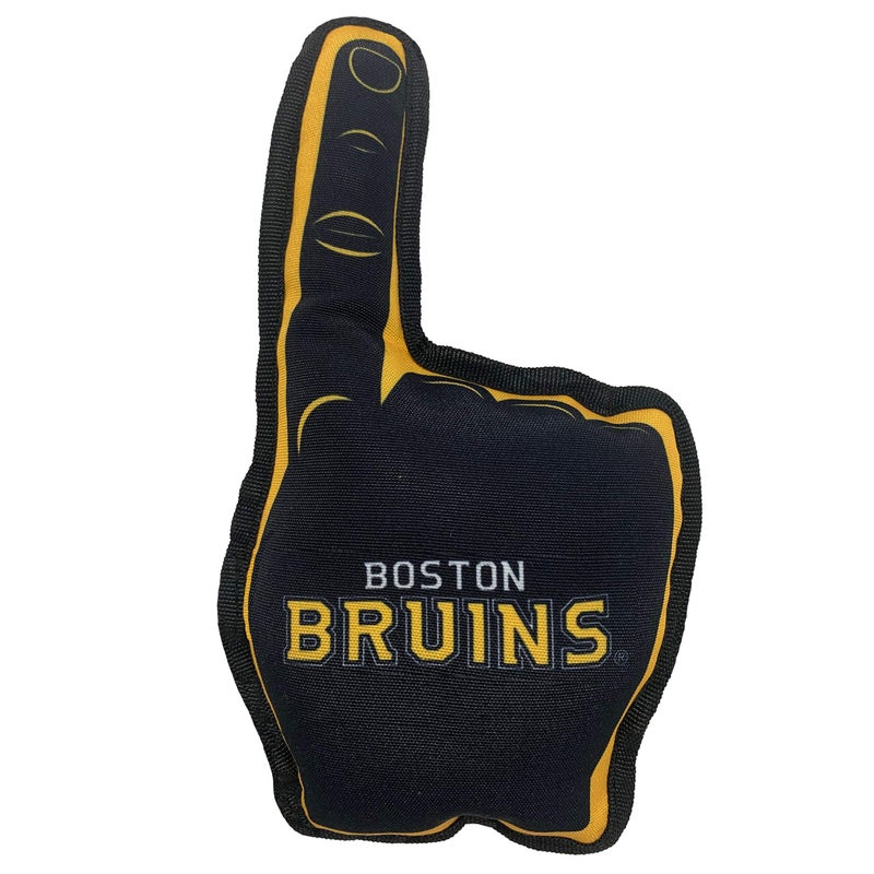 Pets First NHL Boston Bruins #1 Fan Toy for Dogs & Cats. Best Tough PET Toy with Inner Squeaker. Number One Premium Dog Toy for Strongest Chewers & Sports Fans, One Size - Image 2
